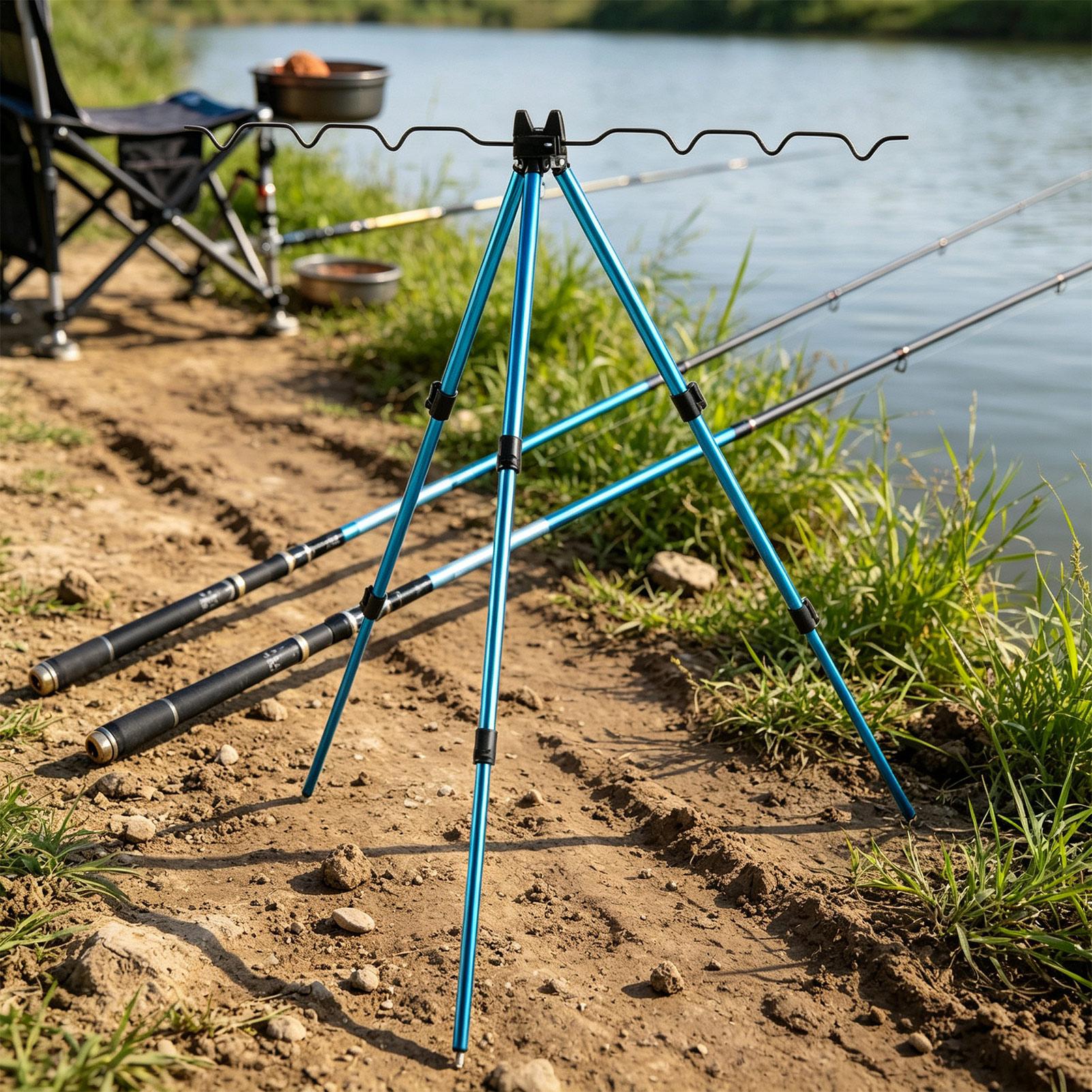 Fishing Rod Telescopic - Supporto a treppiede con gambe telescopiche