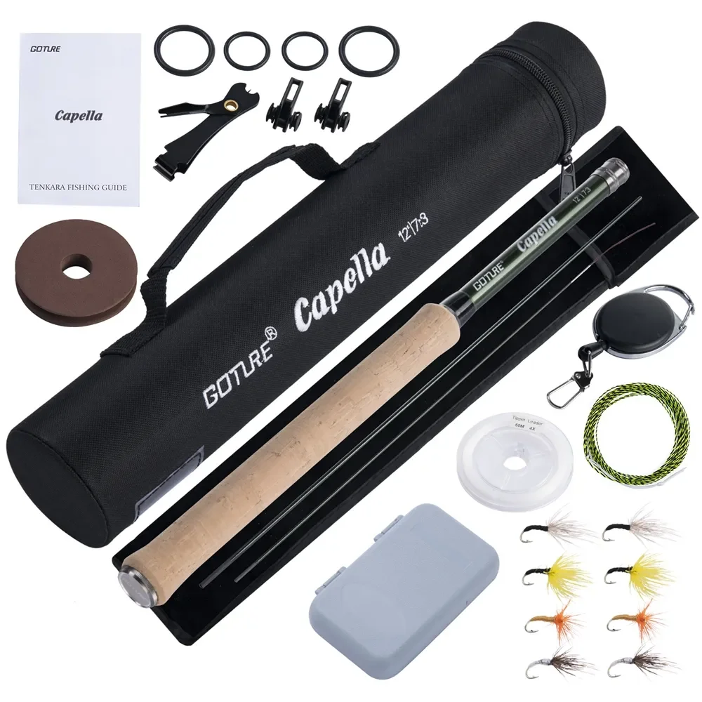 Fishing Rod Fly - Goture Combo Canna da Pesca a