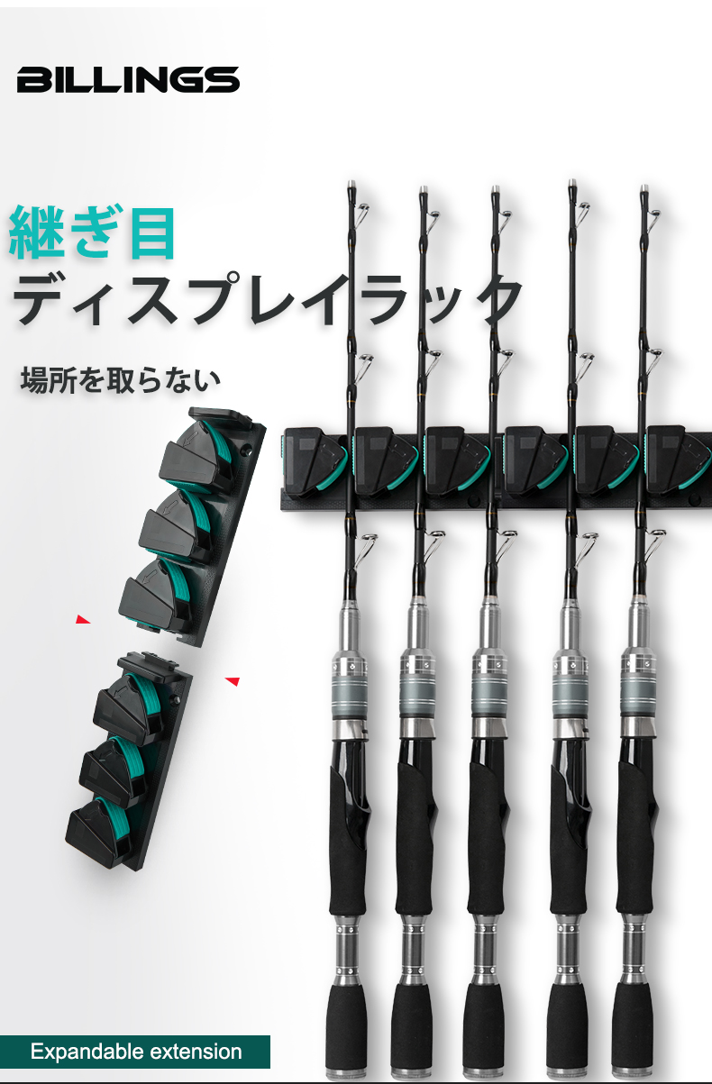 BILLINGS: supporto da parete e - Fishing Rod Rack recensione e prezzo