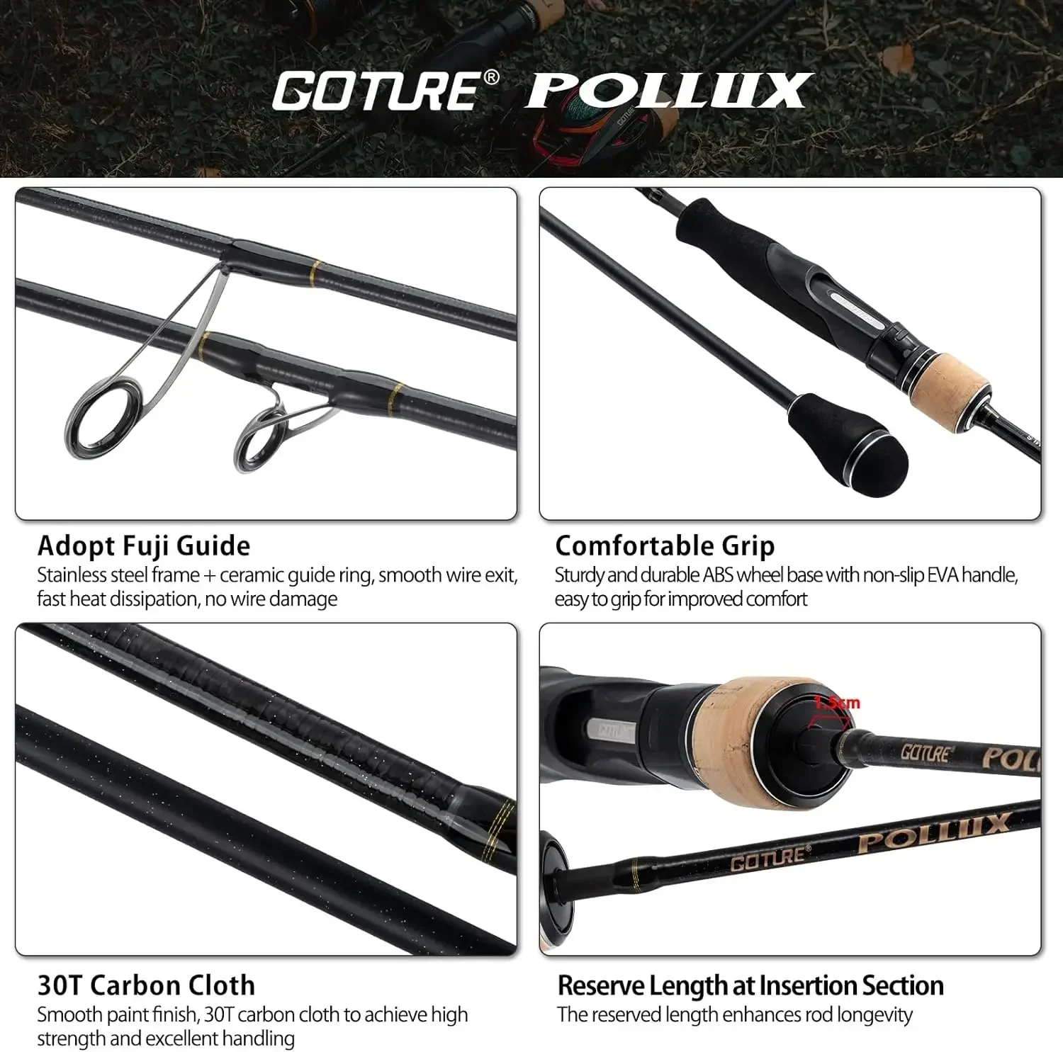 Goture Pollux 1.83M Canna da p - Kastking Reel Zephyr recensione e prezzo