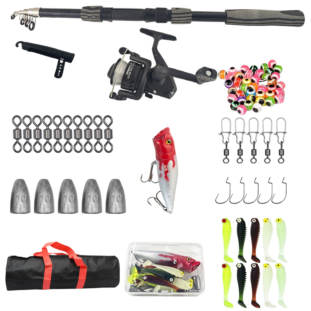 Kit Canna da Pesca Telescopica - Fishing Rod Combo recensione e prezzo