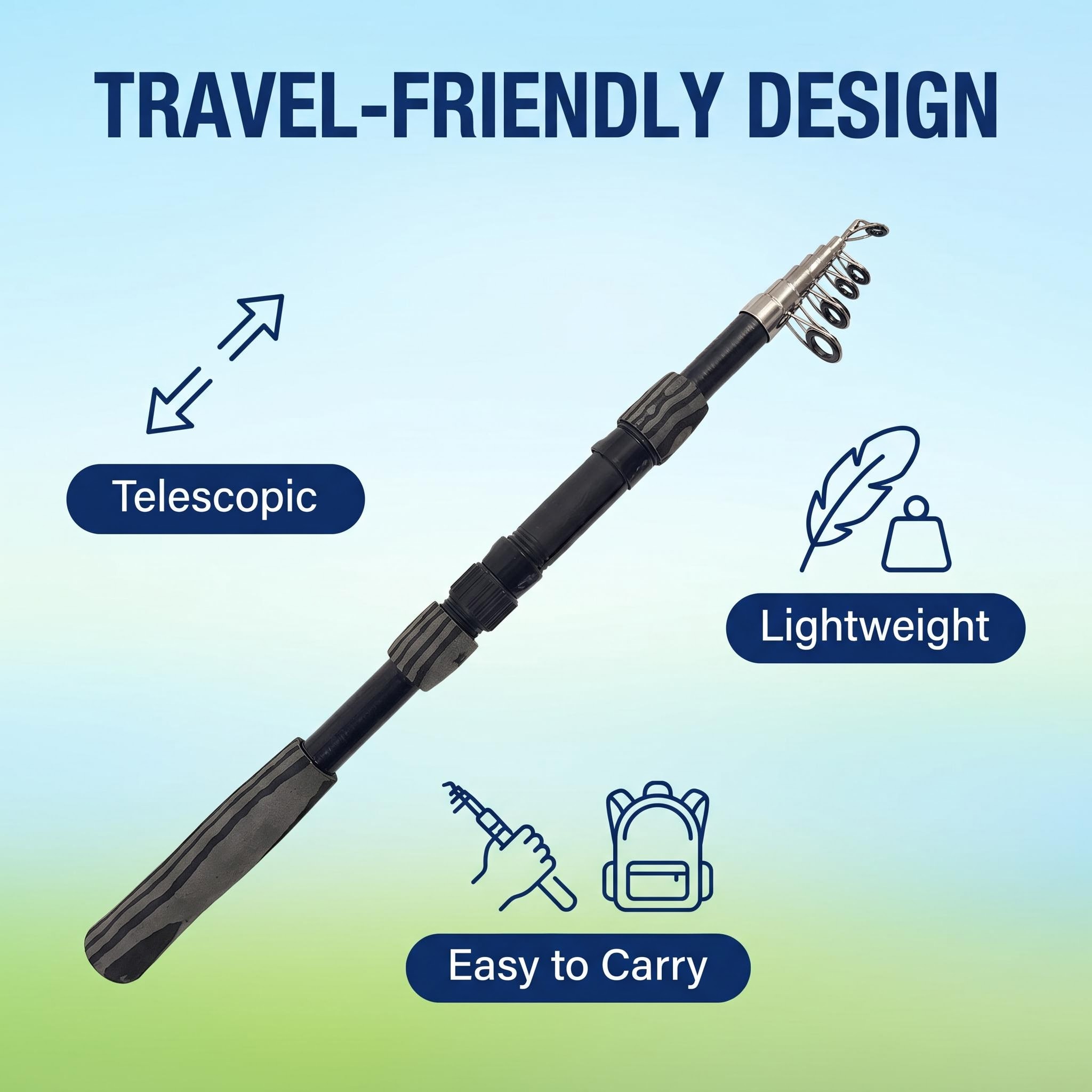 Kit Canna da Pesca Telescopica - Fishing Rod Combo recensione e prezzo